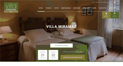 Desktop Screenshot of hotelvillamiramar.com